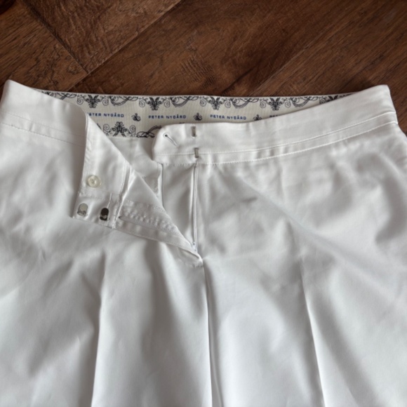 Peter Nygard White Ankle Pants Coastal Resort Casual Office Women's Size 20W - Picture 3 of 9